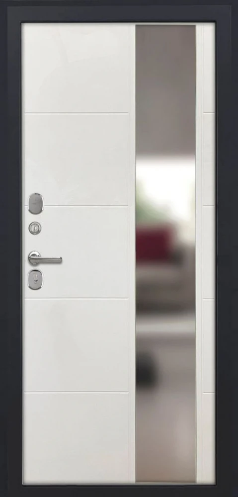 Входная дверь ДвериПРО Модель L-48 ФЛЗ-649 капучино (зеркало) DPRO201277 внутренняя сторона