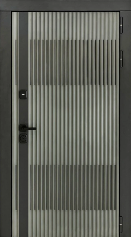 Входная дверь ДвериПРО Elfy ФЛ-700 (10мм, ясень белый) DPRO198011 внешняя сторона