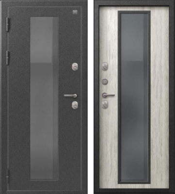 Дверь Термо-1000 Серебро антик - Полярный дуб