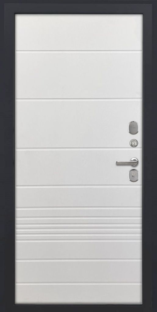 Входная дверь ДвериПРО Берген ФЛ-700 (10мм, ясень белый) DPRO195469 внутренняя сторона