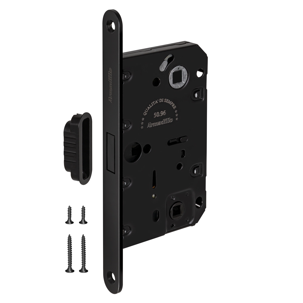 Фото Магнитная защелка WC с ответной планкой GRAVITY G01.190.50.96 BL черный