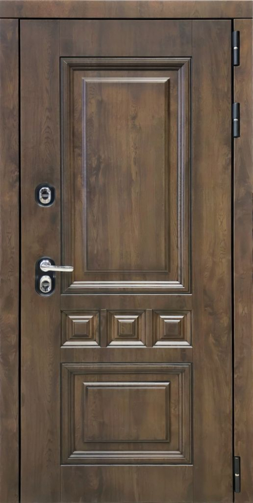 Входная дверь ДвериПРО Аура ФЛ-677 (10мм, белый матовый) DPRO197993 внешняя сторона