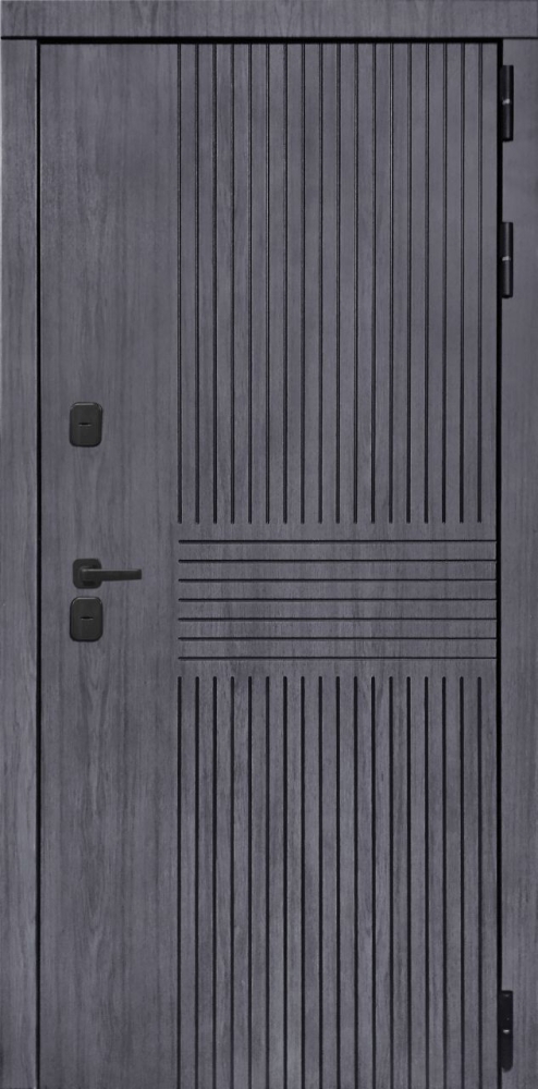 Входная дверь ДвериПРО Берген ФЛ-700 (10мм, ясень белый) DPRO195469 внешняя сторона